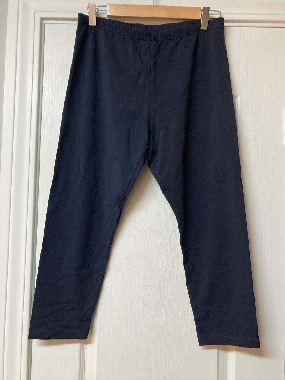 J Jill Blue Pima Capri Leggings